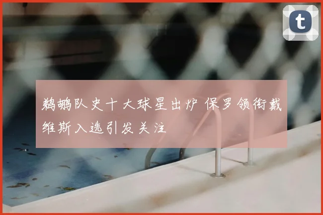 鹈鹕队史十大球星出炉 保罗领衔戴维斯入选引发关注